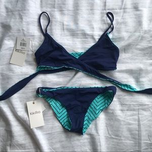 Brand new Kikirio reversible bikini set!